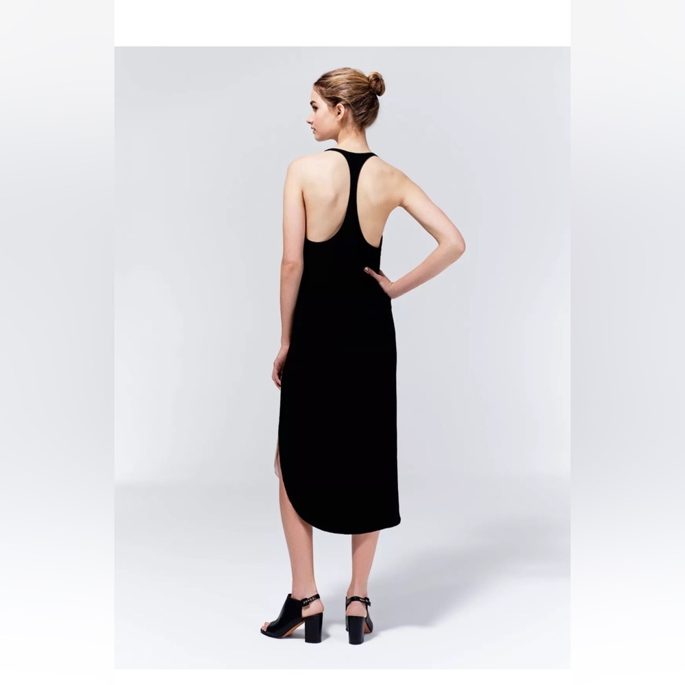 Aritzia Wilfred Colonne Dress SZ XS EUC -No Flaws BlackWhite Double Sided MIDI🖤​ - Picture 4 of 11